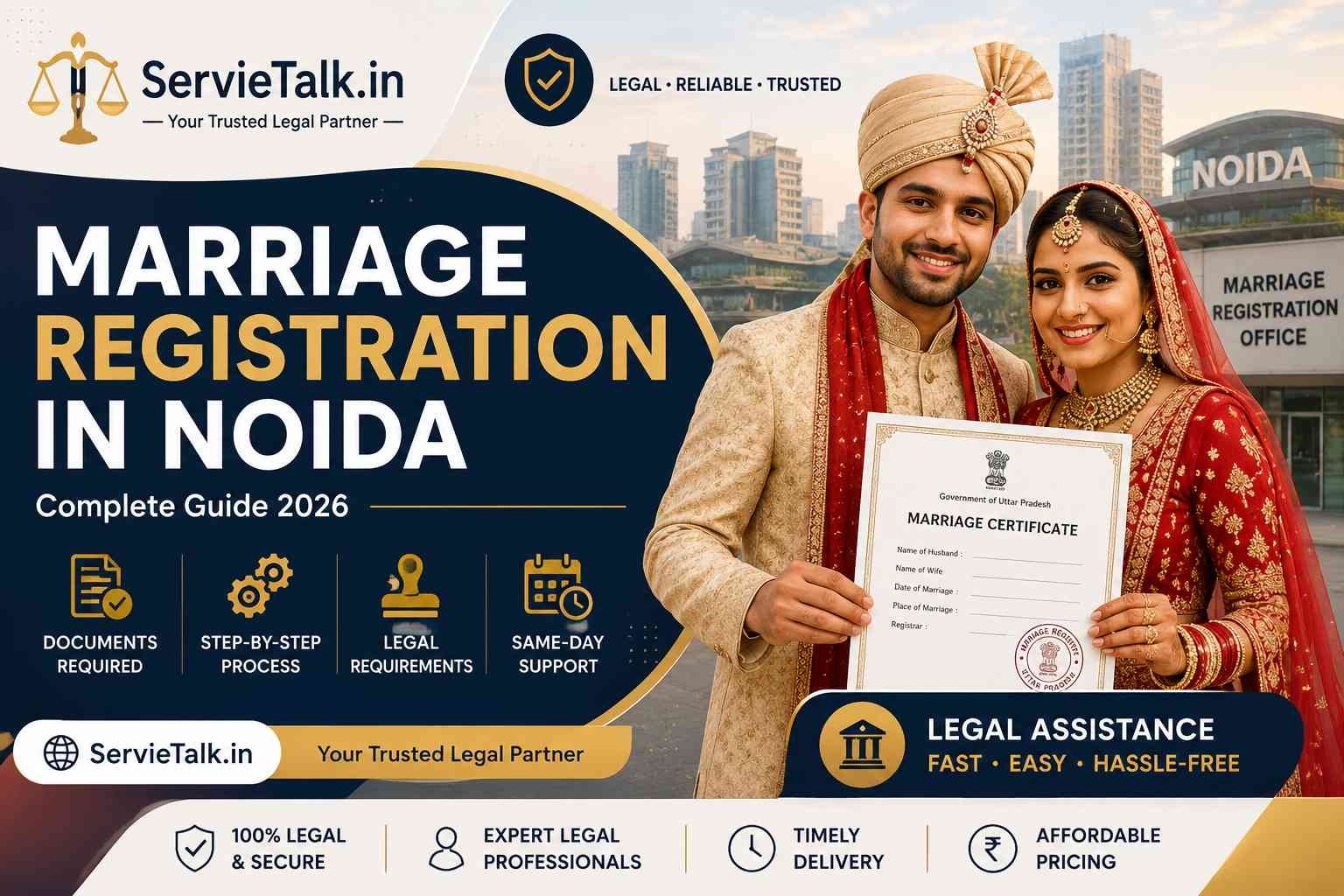 Marriage registration services in Noida